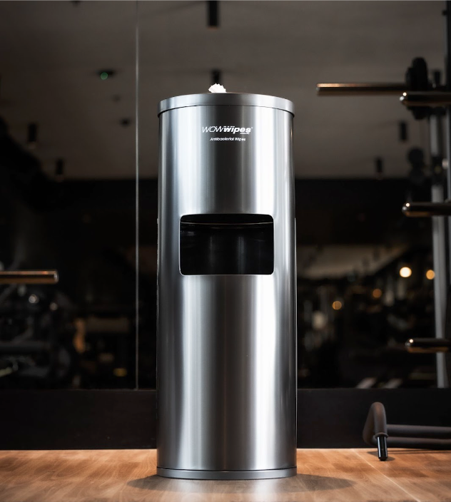 WOW Wipes® Introducing The New Gun Metal Dispenser!